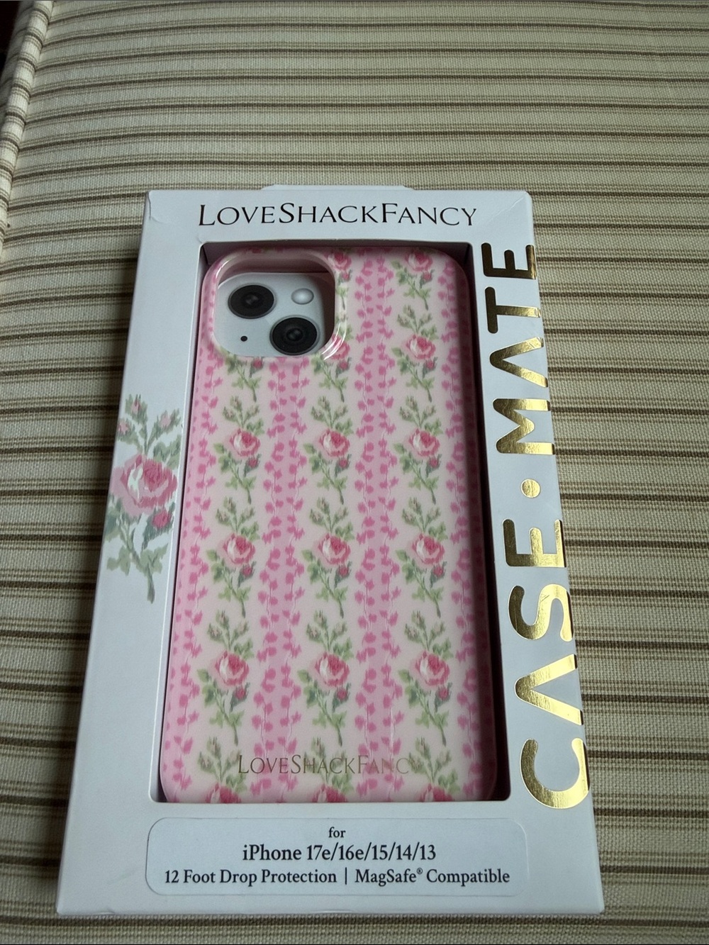 LoveShackFancy Pink Floral Phone Case